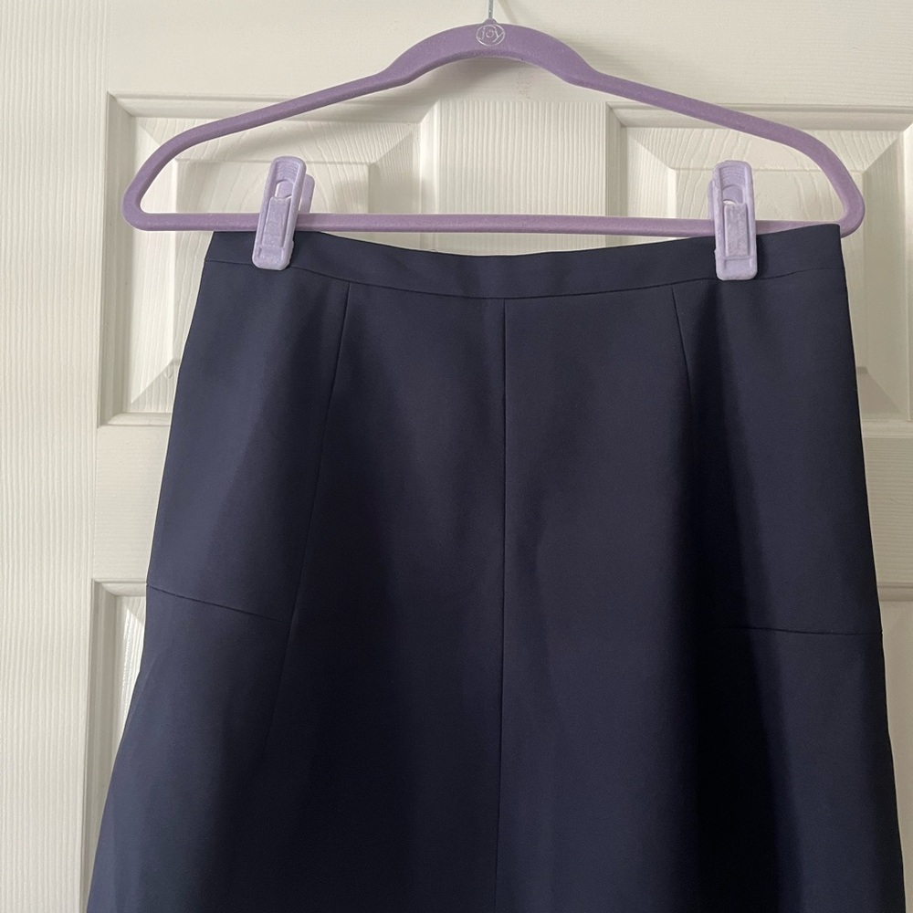 J. Crew Black Midi Pencil Skirt for Work